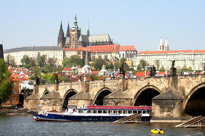 1 hour Prague Panoramic Vltava River sightseeing Cruise - The Boat Setup: Heated Indoors, Outdoor Deck Views, and Free Wi-Fi