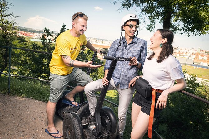 3h Small-Group Segway Tour & Free Taxi Transport ️with PragueWay - Weather Reality: Rain Gear Saves the Day