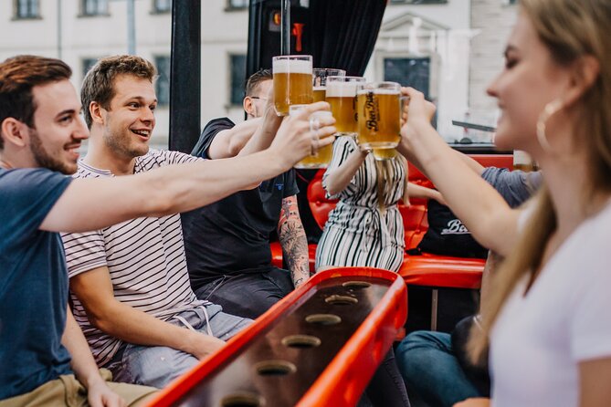 Adults-only Prague Beer Bus Tour - National Theater, Mala Strana, and that bridge-to-views effect