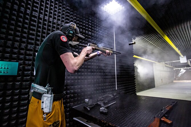 All Inclusive Shooting Packages | Transportation & Snack incl. - All-inclusive shooting packages: handguns, rifles, and cartridge variety