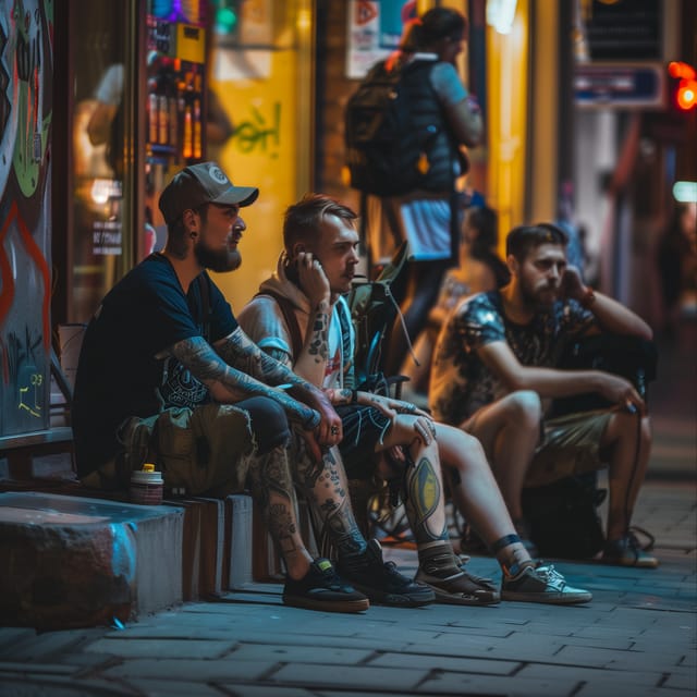 Alternative tour of Letna art district - Darts bar energy: a fun break from talking