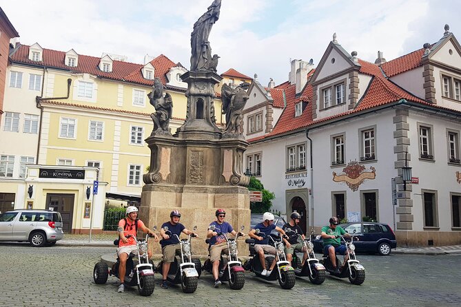 Amazing !!! Electric Trike Tour of Prague, live guide included - Letná Park Panoramas, the Metronome, and Prague Castle from Outside