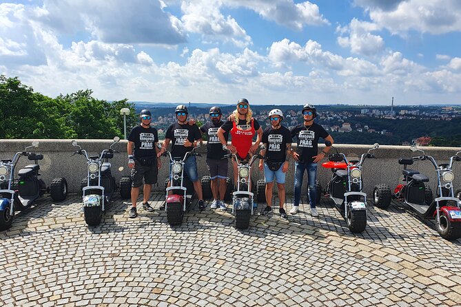 Amazing !!! Electric Trike Tour of Prague, live guide included - Private and Longer Add-Ons: Strahov, Petrin, and the Old Town Maze