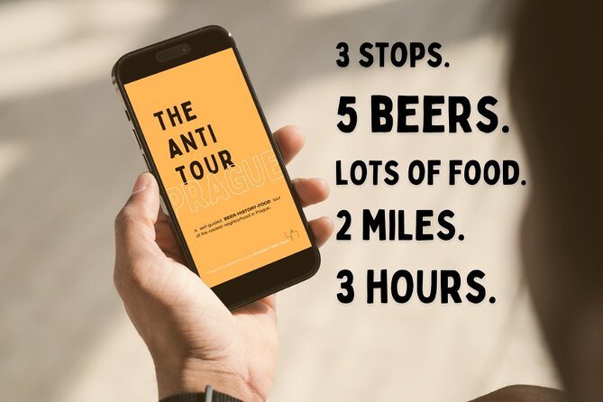 Anti Tour Prague - Self Guided Beer and Food Tour - Getting Started at Hradčanská (And Not Losing Time)