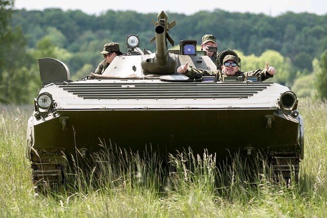 BMP tank driving experience Prague - From Pickup to Registration: How the Day Starts