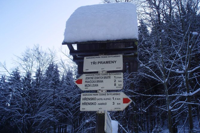 Bohemian And Saxon Switzerland Winter Tour from Prague - Hrensko lunch stop: a la carte Czech comfort that keeps the day moving