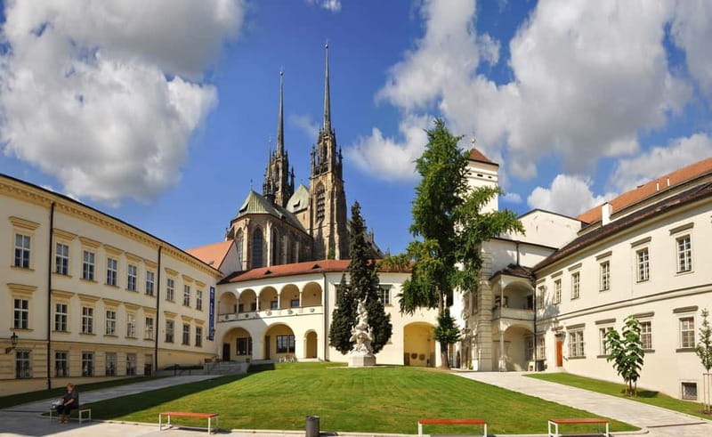 Brno: Historic Downtown Walking Tour - Capuchin Square and the Capuchin Monastery crypt you will not forget