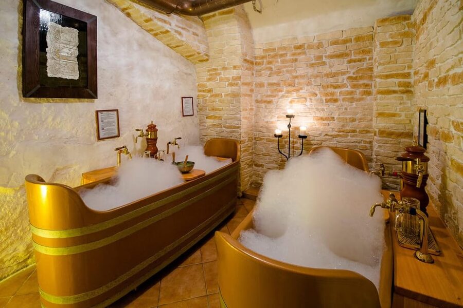Caroline Bernard Beer Spa Prague with Beer & Massage Option - Snacks, the take-home Bernard bottle, and the end of your session