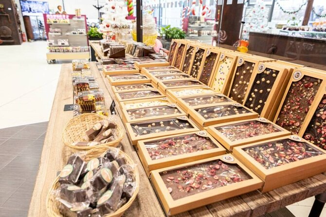 Chocotopia Visit - Bistro for a quick break, and the factory store for take-home buys