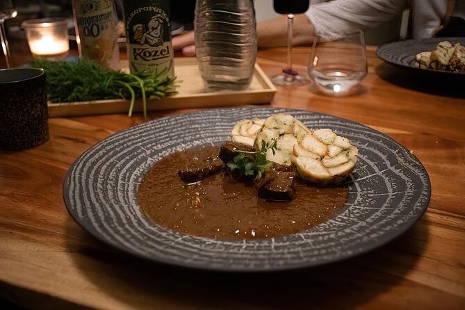 Cooking Czech Menu with Chef - Shopping Smart: Choosing Ingredients for Kulajda, Goulash, and Povidlové Buchty