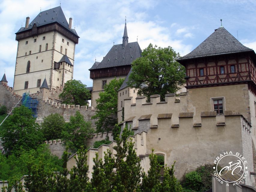 Coutryside bike tour to Karlstejn Castle. - Karlštejn Castle exterior tour: what you’ll actually see