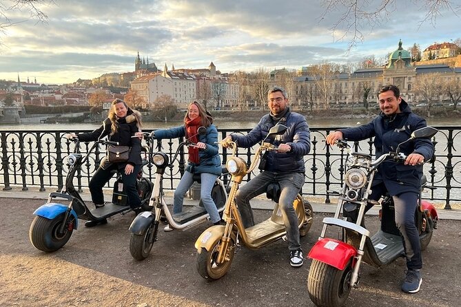 Create your own route on eScooter and enjoy Prague on wheels! - Republic Square, Powder Gate, And A View-First Break