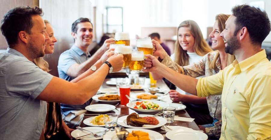 Delicious Food Tour by Prague Food Tour - First Tastings: Beer and Wine at a Local Restaurant