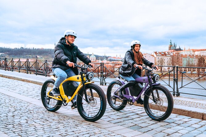 E-BIKE TOUR: 10 Must-See Landmarks & Viewpoints in Prague 1-8per. - Charles University out front, then Old Town Square’s clock drama