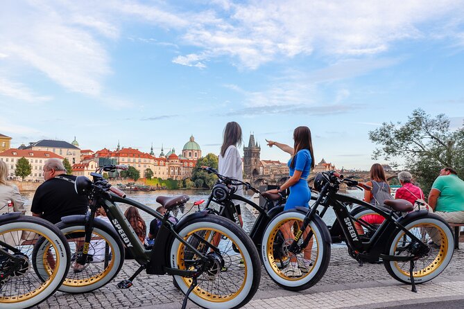 Ebike Sunset tour of Prague - E-Bikes, Training, and the Štěpánská 55 Starting Point