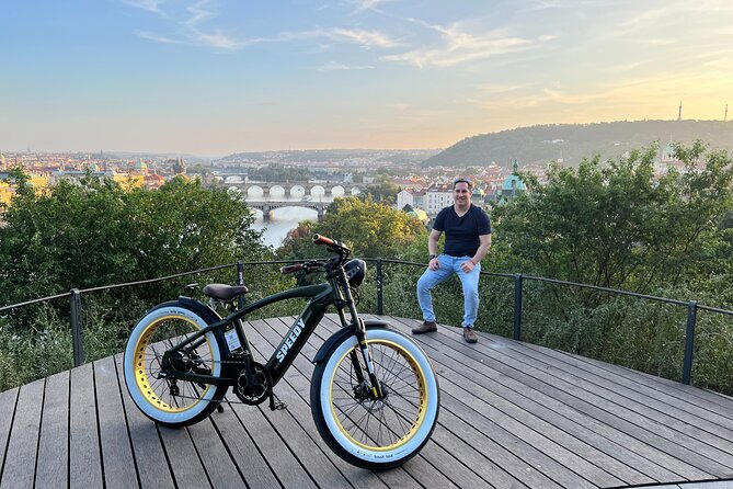 Ebike Sunset tour of Prague - Powder Tower Break: History While Your Bike Stays Moving