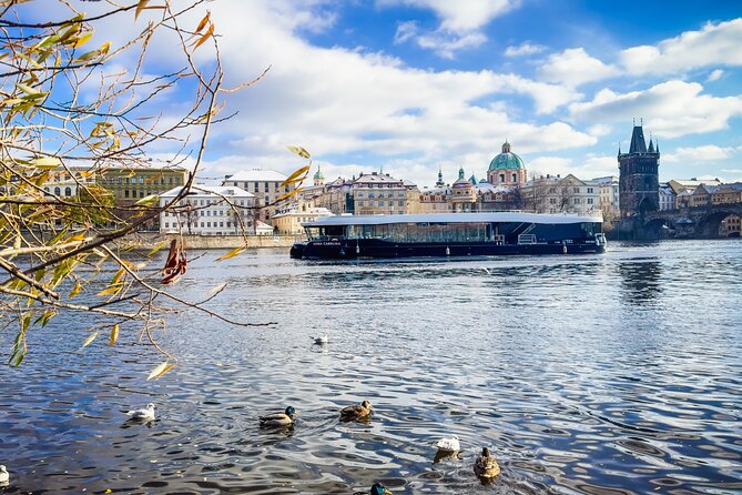Evening Eco Cruise With a Glass of Prosecco in Bohemia - Getting on board at Prague Boats, near the center