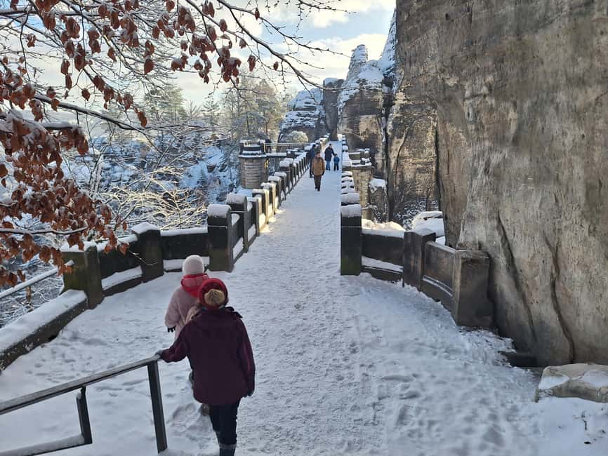 From Dresden: Bastei Bridge & Bohemian Switzerland Day Trip - Hřensko lunch break, where the day feels human again