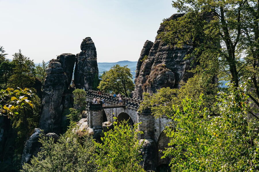 From Prague: Bohemian & Saxon Switzerland Iconic Day Trip - Pravčická Brána: the stone arch that eats time in the best way