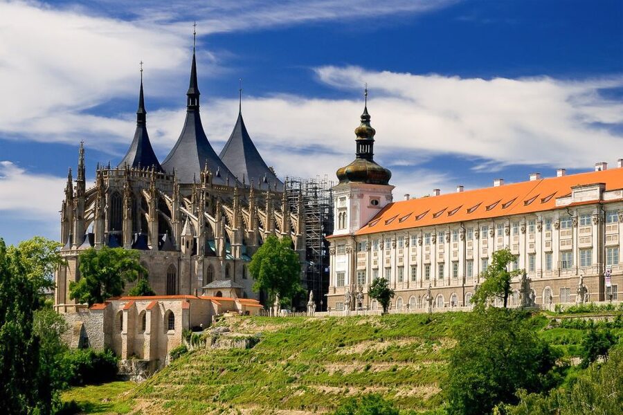 From Prague: Kutná Hora, St.Barbara’s Church, Sedlec Ossuary - Kutná Hora, Bohemia’s UNESCO town built on silver and kings