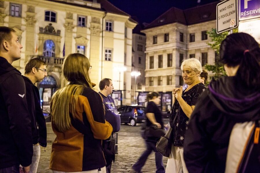 Ghost Walking Tour of Prague - The Jewish Quarter Stop and the Old Jewish Cemetery Mood Shift