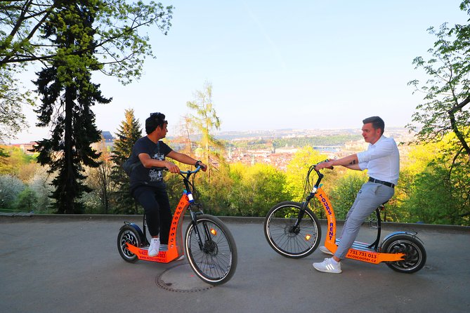 Grand City Tour of Prague on Cruiser e-Bikes or e-Scooters - Strahov Monastery and the breweries: monasteries plus beer history