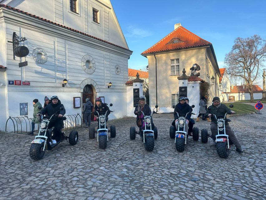 Grand City Tour on Electric Trike in Prague - Live Guided - Jewish Quarter touchpoints and Old Town Square, Prague