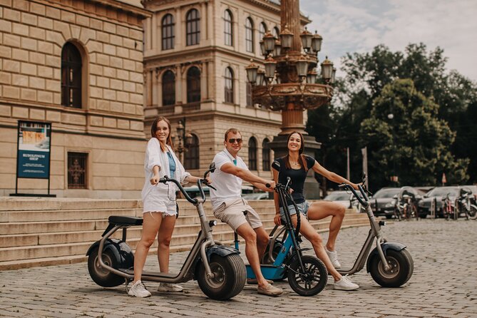 Guided sightseeing e-scooter tour of Prague: 2 hours - Chotek Gardens and the Petřín area: calm nature moments between big landmarks