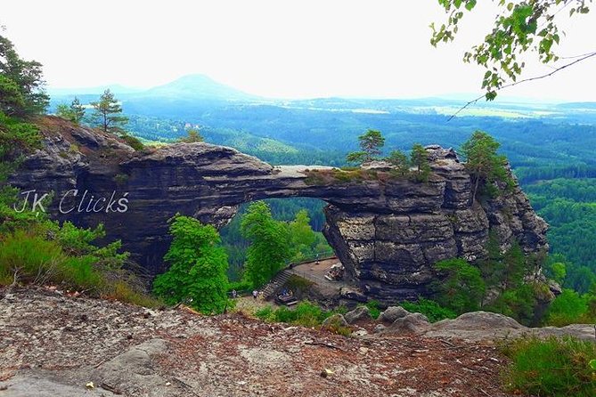 Hiking in Bohemian Switzerland - a day trip from Prague - Wild Gorge motor boat ride: the feet get a break