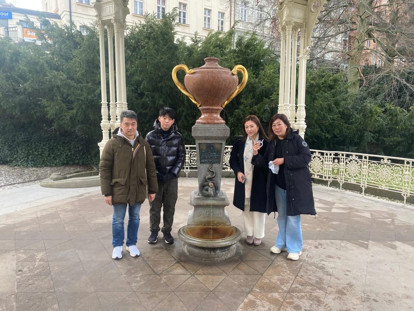 Karlovy Vary: Mineral Hot Springs Tasting and Walking Tour - Meeting at Spa Hotel Thermal and how the 90 minutes flow