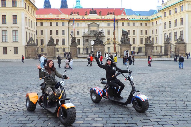 Live-Guided Tour - Trike-Harley Adventure of Prague - Lennon Wall and Charles Bridge: iconic stops with easy photo time