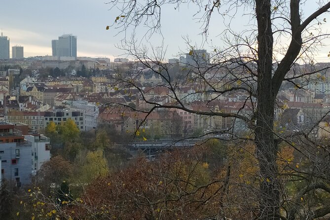 Non-touristy Prague - Cozy Neighborhoods - Private Tour - The Prague TV tower on Zizkov Hill: short stop, big attitude