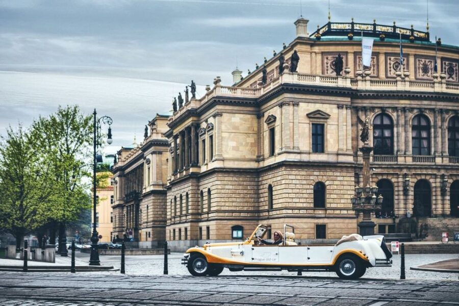 Prague: 1.5–Hour Vintage Car Tour - Romantic Old Town, Castle Views, and the Modern Contrasts