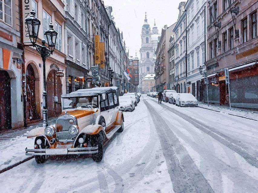 Prague: 1-Hour Vintage Car Tour - Live driver commentary in Czech, English, or German