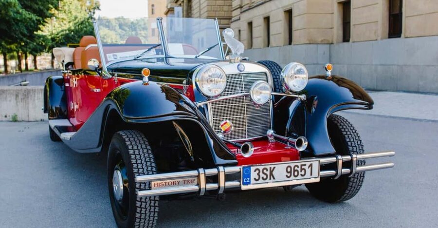 Prague: 120min Private Tour in Vintage Car, up to 6people! - Old Town and Josefov, Mozart to the Jewish Quarter
