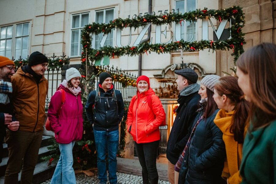 Prague: 2-3h Magical Christmas Markets Tour with Inclusions - Franz Kafka Square Meeting Point, Easy Orientation