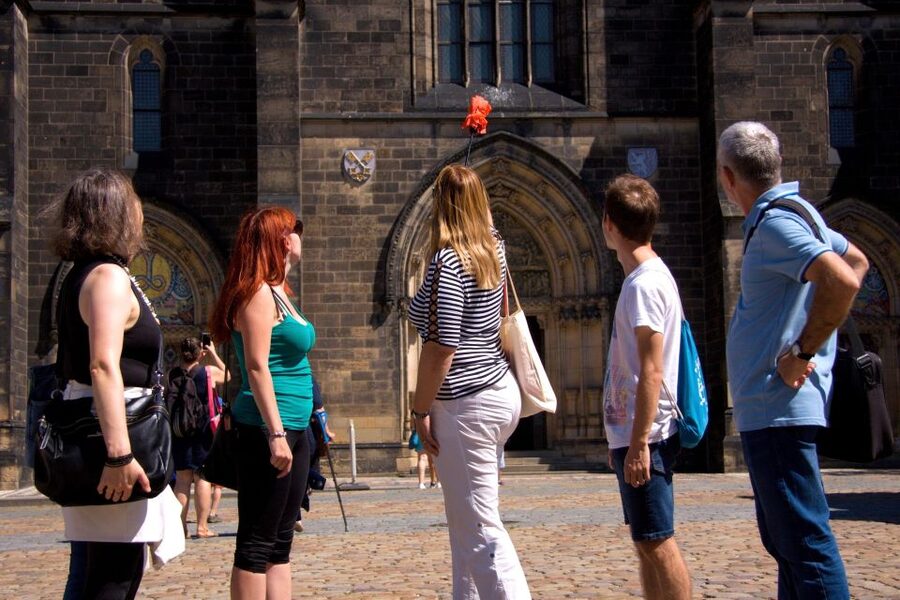 Prague: 2.5-Hour Vyšehrad Castle with Gorlice & Tickets - Meeting Point at Wenceslas Square, Then Off by Metro