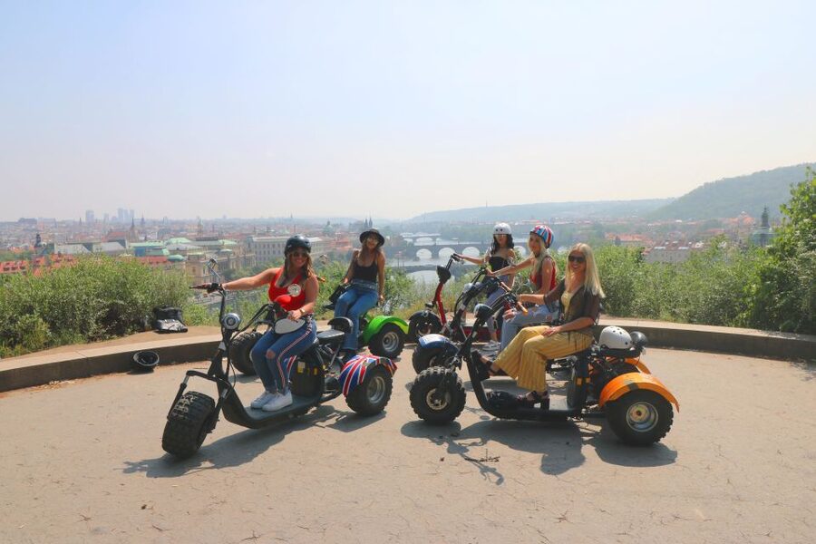 Prague: 2-Hour Trike Live Guided Tour of Old Town - Strahov Monastery viewpoint, plus the optional library