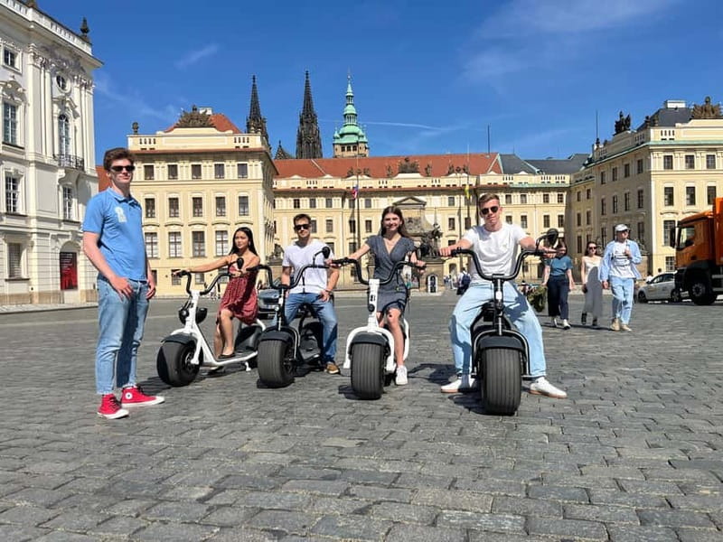 Prague: 3-Hour Fat Tire E-Scooter Tour - Your 3-hour route, from Letná Park views to Lesser Town