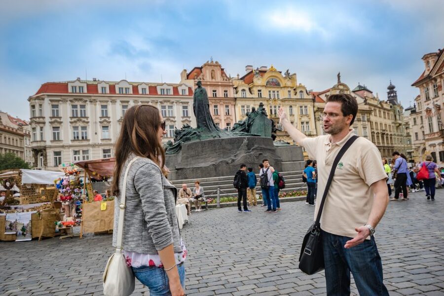 Prague: 3-Hour Walking Tour of Old Town & Prague Castle - Hradcany Square photo stop: where the castle district feels real