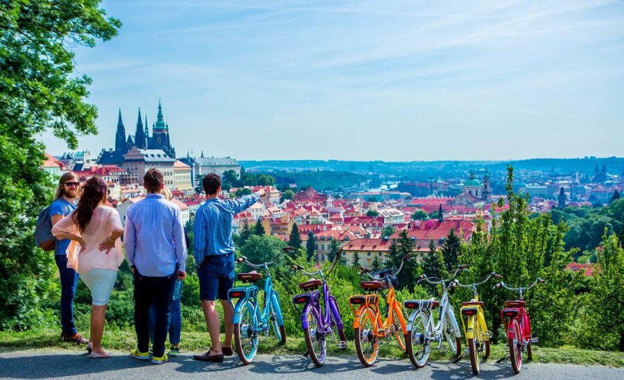 Prague: 7 Best Viewpoints of Prague E-Bike Tour - Lesser Town and the Jewish Quarter: where Prague gets personal