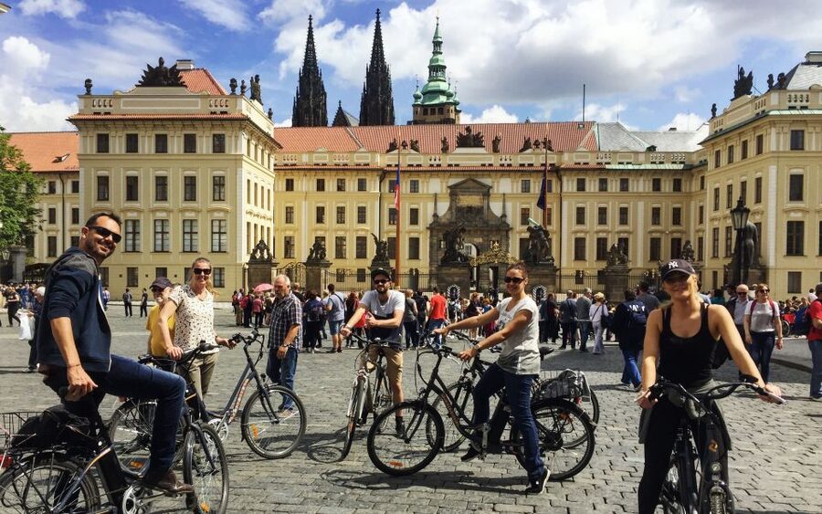 Prague "ALL-IN-ONE" City E-Bike Tour - Vltava River start: getting Prague’s postcard views early
