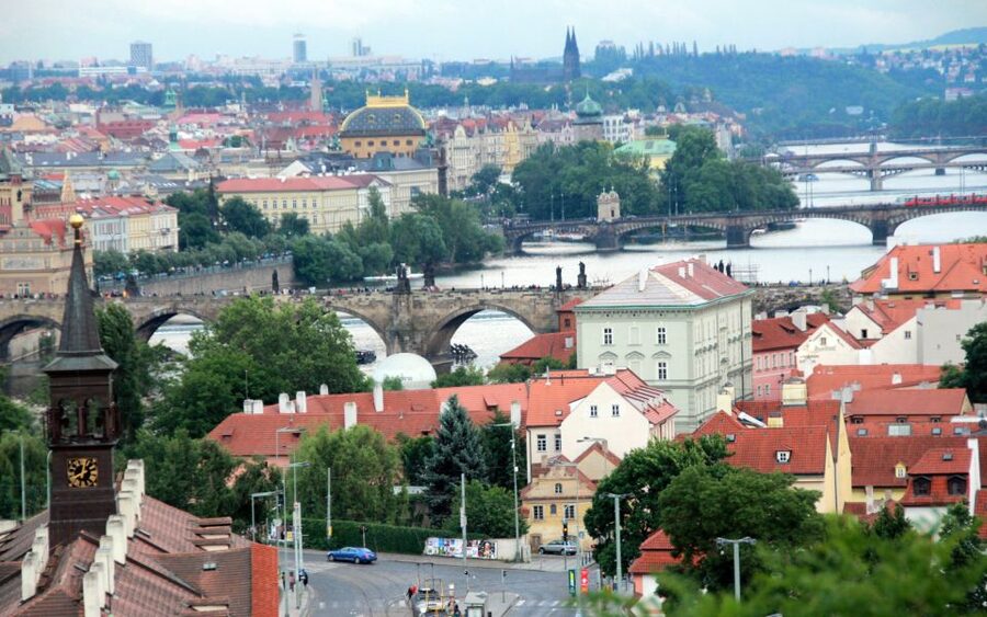 Prague "ALL-IN-ONE" City E-Bike Tour - Prague Castle and Lesser Town: stories plus steep-surface awareness