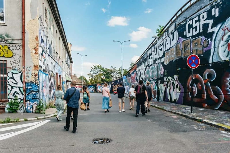 Prague: Alternative Prague Walking Tour - From former slaughterhouse to galleries, repair cafés, and experimental theater