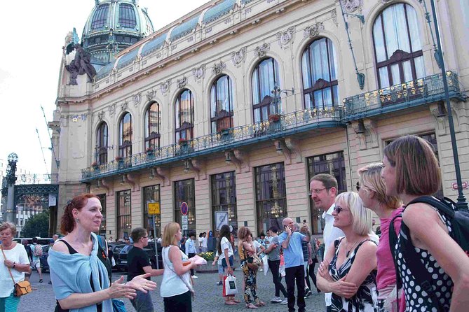 Prague Art Nouveau and Cubism Walking Tour - How you learn Prague Art Nouveau quickly, ginkgo motifs and interior lighting
