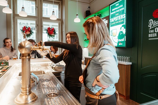 Prague Beer Pouring Class at Pilsner Urquell - Your Keepsakes: Tapster Certificate and a Personalized Bottle