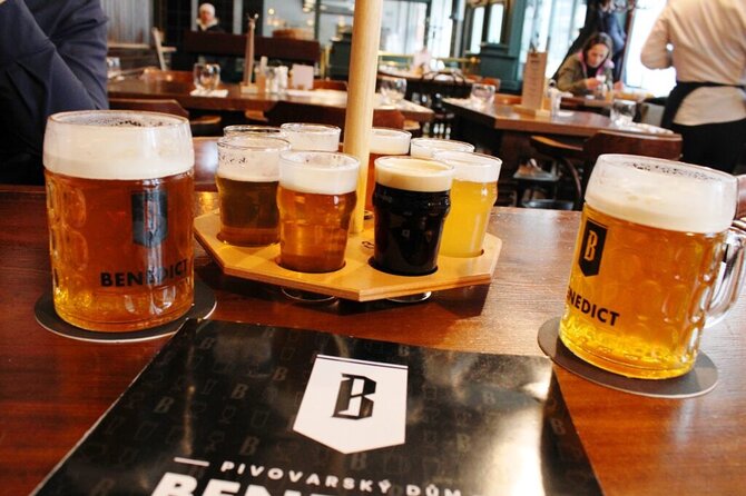Prague Beer Tasting - 8 types of Czech beer included - Logistics that actually matter in Prague