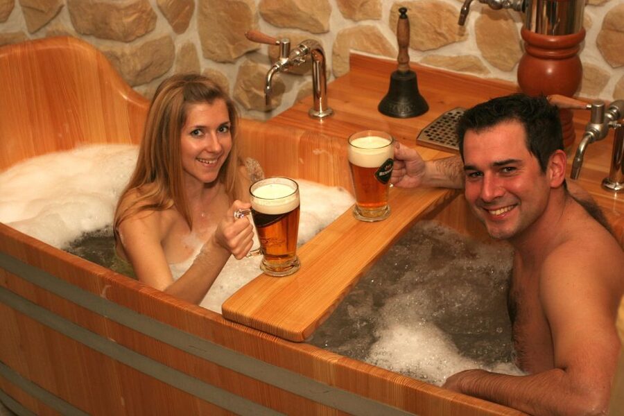Prague: Bernard Beer Spa with Beer and Massage Option - Where it happens inside Prague hotels, and what to expect at check-in