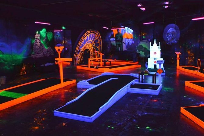 Prague Black Light Mini Golf and Games with free Drinks - Key highlights you will feel right away