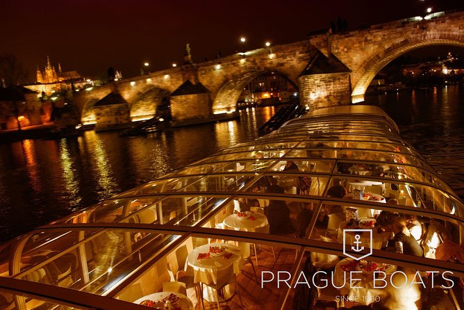Prague Boats 3-hour Dinner Cruise - Prague night views: which landmarks you will likely catch